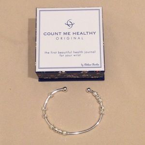 Chelsea Charles Count Me Healthy Original Silver Journal Bracelet